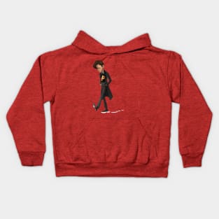 Sad eleventh doctor Kids Hoodie